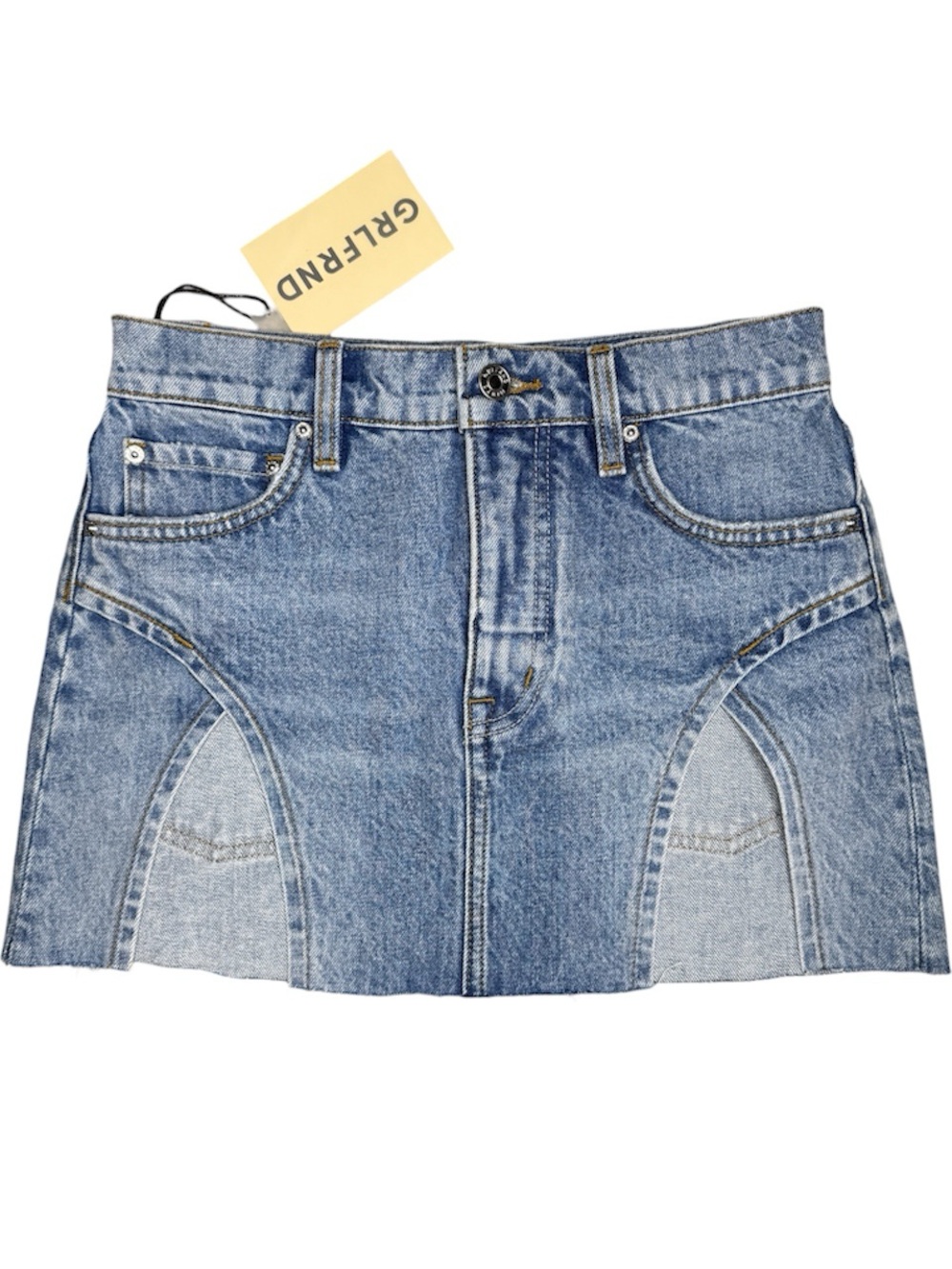 Jasmine Mini Skirt With Double Slit in Westwood